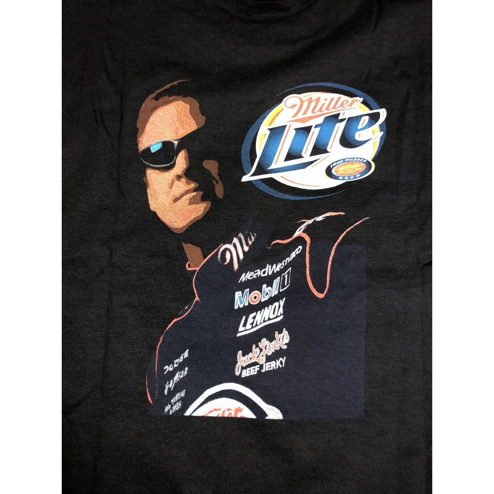 Nascar Rusty Wallace Miller Lite Shirt‎ Early 2000's XL Collectors Item - Picture 6 of 6